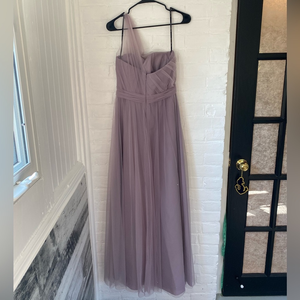 SORELLA VITA One-Shoulder Mauve Prom Dress - Picture 8 of 8